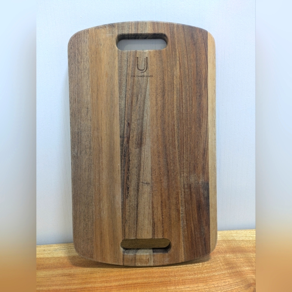 Uncommon James Walnut Wood‎ Charcuterie Board With Handles